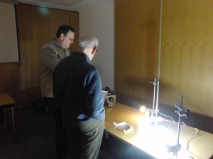 John Mountford capturing spectra at Protons for Breakfast