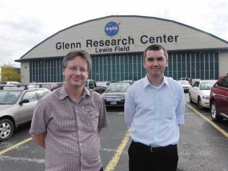 Michael and Jonathan at NASA Glenn